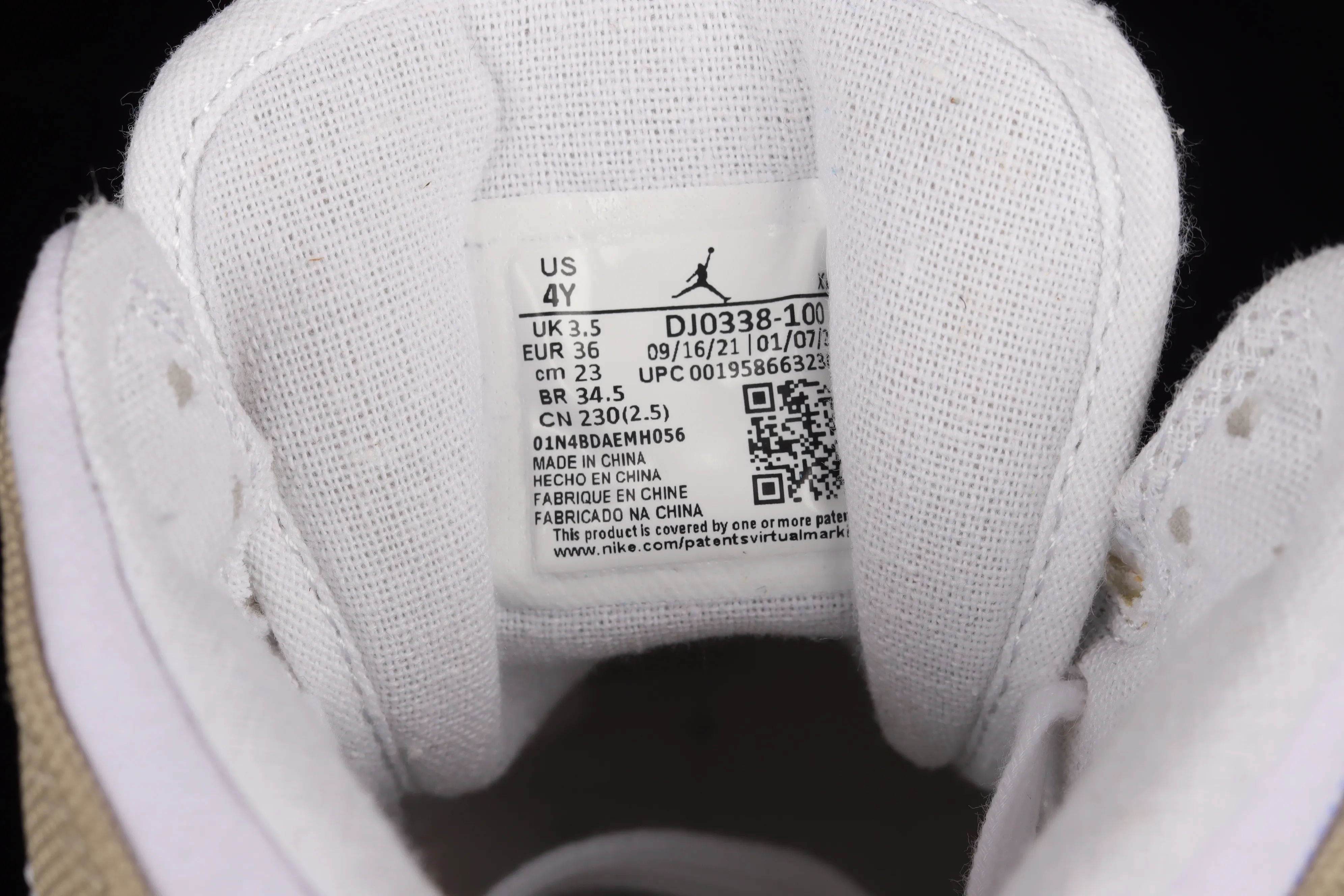 All categories Air Jordan Jordan series basketball shoes Air Jordan 1 Mid G version pure original Air Jordan 1 Mid AJ1 candy powder Zhongbang basketball shoes DJ0338-100